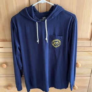 Southern Tide Long Sleeve T-shirt Hoodie. Men’s L.  Navy Blue.